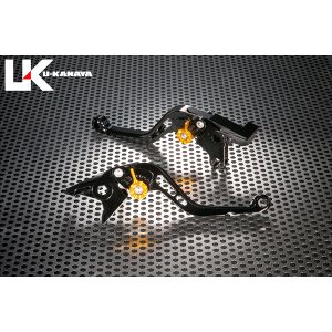 ユーカナヤ U-KANAYA ユーカナヤ　YA014-085-0201-R ブレーキレバー STD/ショート BK/BL YZF-R1 15-24