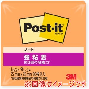スリーエム 3M スリーエム 654SS-VO ポストイット R 強粘着ノート 654SS-VO バイタルオレンジ