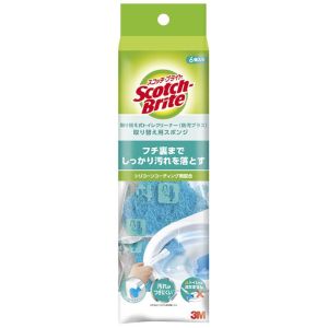 スリーエム 3M スリーエム T-557-6RF AIO スコッチブライト取り替え式トイレクリーナー 防汚プラス 取り替え用スポンジ