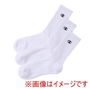 チャンピオン Champion チャンピオン C3-ZB722S 3P MIDDLE SOCKS ホワイト 250