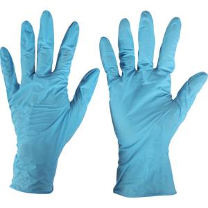 トラスコ TRUSCO トラスコ TGL-726NS-A 使い捨て極薄手袋ニトリル製粉無しSブルー 100枚入 TRUSCO