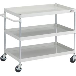 トラスコ中山 TRUSCO トラスコ PEW9103AW フェニックスワゴン 抗ウィルスハンドル 省音 1000X650XH880 3段 W色 TRUSCO メーカー直送 代引不可 北海道沖縄離島不可