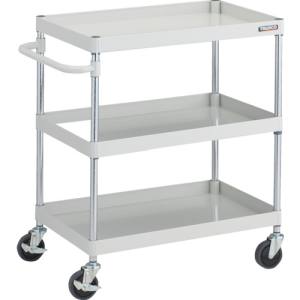 トラスコ中山 TRUSCO トラスコ PEW973AW フェニックスワゴン 抗ウィルスハンドル 省音 750X500XH880 3段 W色 TRUSCO メーカー直送 代引不可 北海道沖縄離島不可