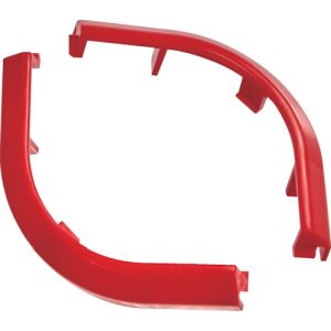 トラスコ中山 TRUSCO トラスコ中山 HNESTA-10-CPR ネスティング･スタッキングコンテナ10L用コーナーパーツ2個入り 赤