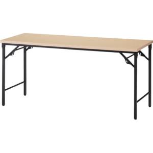 トラスコ中山 TRUSCO トラスコ TST1860C 折りたたみ会議テーブル 1800X600XH700 棚板なし ナチュラル TRUSCO メーカー直送 代引不可 北海道沖縄離島不可
