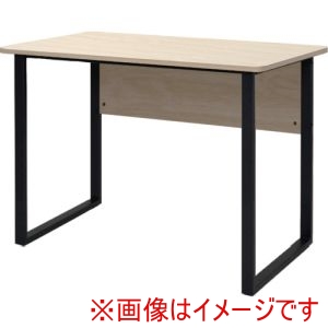 トラスコ中山 TRUSCO トラスコ中山 TRLD1060-NAA 平机 木目天板黒脚 W1000×D600×H700mm TRUSCO メーカー直送 代引不可 北海道沖縄離島不可