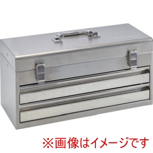 トラスコ TRUSCO トラスコ SUCH-520 ステンレスツールチェスト W510xD220xH250 引き出し2段 TRUSCO