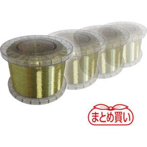 トラスコ TRUSCO トラスコ JWT020-TOKU 在庫限り まとめ買いお徳用 黄銅ワイヤー 0.2 5Kg巻X4個 国産 TRUSCO メーカー直送 代引不可 北海道沖縄離島不可