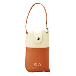 カミオジャパン カミオジャパン フラット メガネ ケース ポケット付 オレンジ 220242