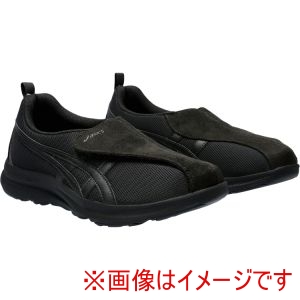 アシックス ASICS アシックス 1242A018 LIFEWALKER W018 ブラックxブラック 24.5cm