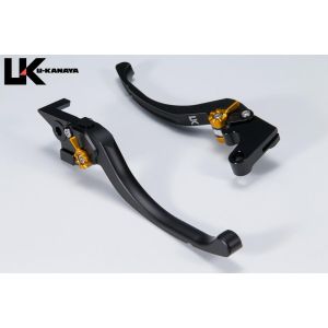 ユーカナヤ U-KANAYA U-KANAYA DU050-025-0811 レバーセット ツーリング BK/TI (ツヤケシ) SCRAMBLER ICON 油圧クラッチ