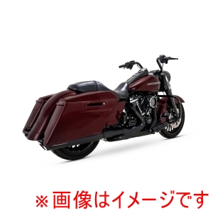 バンスアンドハインズ バンスアンドハインズ 1801-1803 Twin Slash Round スリップオン ブラックマフラー TOURING(M8) 17-24