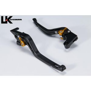 ユーカナヤ U-KANAYA U-KANAYA DU050-025-0511 レバーセット GPタイプ/ロング BK/RD (ツヤケシ) SCRAMBLER ICON 油圧クラッチ