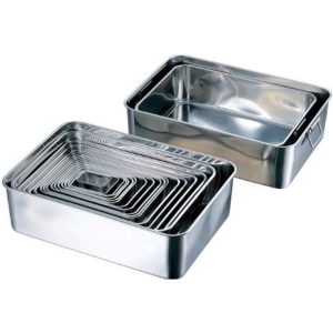 赤川器物製作所 AG 18-8 ステンレス 深型 組バット 1号 179×119×69mm 赤川器物