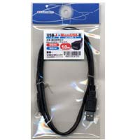 NB USBケーブル Aオス-microUSBオス 1m USB2-Micro10(ブラック)