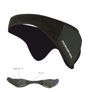 コミネ KOMINE コミネ 09-332 AK-332 ネオプレーンイヤーウォーマー ブラック #フリー