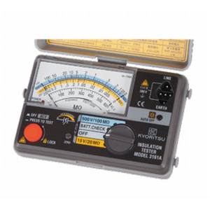共立電気計器 KYORITSU 共立電気計器 MODEL3161A 3161A 2レンジ小型絶縁抵抗計
