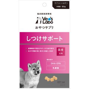 ジャパンペットコミュニケーションズ ジャパンペット おやつサプリ 幼犬用 しつけサポート 80g