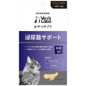 ジャパンペットコミュニケーションズ ジャパンペット おやつサプリ 猫用 泌尿器サポート 30g
