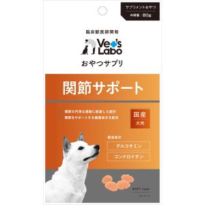ジャパンペットコミュニケーションズ ジャパンペット おやつサプリ 犬用 関節サポート 80g