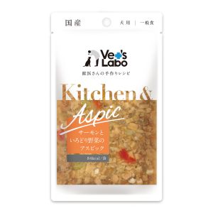 ジャパンペットコミュニケーションズ ジャパンペット Kitchen & Aspic サーモンといろどり野菜のアスピック 80g