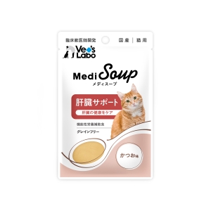 ジャパンペットコミュニケーションズ ジャパンペット メディスープ 猫用 肝臓サポート かつお味 40g