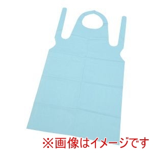 フジリンクス フジリンクス No.711 サニリンク エンボス クリーンエプロン Mサイズ ブルー 50枚入
