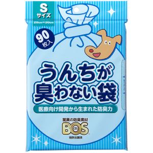 クリロン化成 KURILON クリロン化成 うんちが臭わない袋 BOS イヌ用 Sサイズ 90枚入