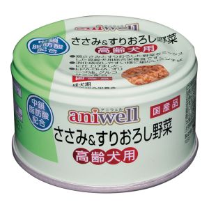 デビフペット d.b.f デビフペット アニウェル ささみ&すりおろし野菜 高齢犬用 85g