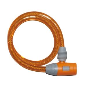 ジェイアンドシー J&C ジェイアンドシー J&C ワイヤー錠 JC-020W-600 OR オレンジ