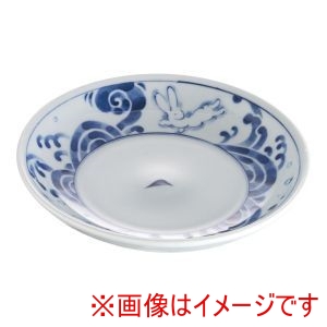 遠藤商事 TKG TKG 白波うさぎ 4寸皿 T03-108 遠藤商事