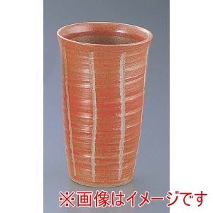 遠藤商事 TKG TKG 彫十草カップ 赤 D03-26 大 遠藤商事