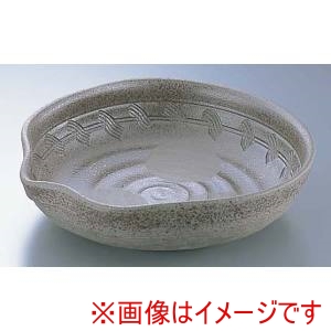 遠藤商事 TKG TKG 炭化土ぼたもち8.5大皿 深 B03-30 ROO3301 遠藤商事