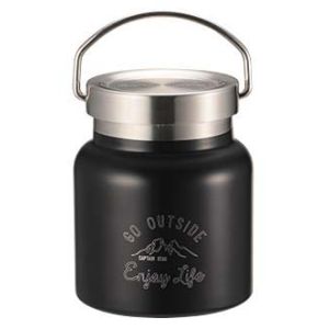 キャプテンスタッグ CAPTAIN STAG キャプテンスタッグ モンテ 真空断熱 保温 保冷 HDフードポット 280ml ブラック UE-3437