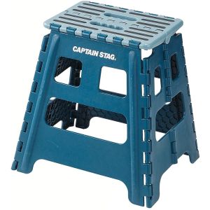 キャプテンスタッグ CAPTAIN STAG キャプテンスタッグ 折りたためる ステップ L ブルー UW-1505
