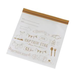 キャプテンスタッグ CAPTAIN STAG キャプテンスタッグ CSフリーザーバッグ L ブラウン 24枚 UW-2043
