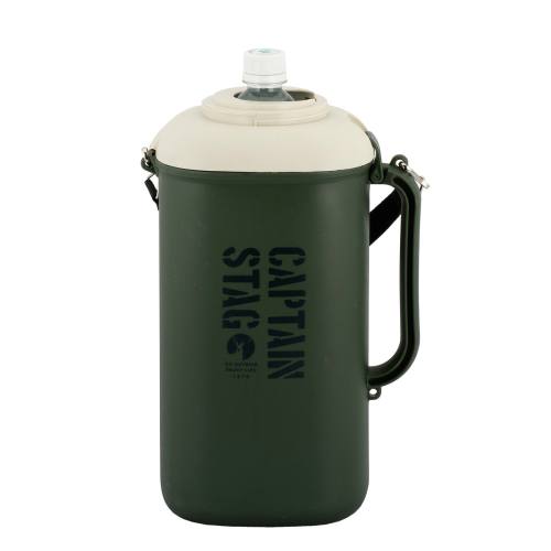  キャプテンスタッグ CAPTAIN STAG キャプテンスタッグ ペットボトル用 クーラー 2L用 保冷剤付 ダークグリーン UE-2038