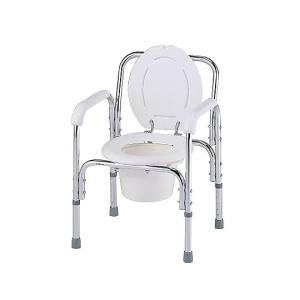 アズワン AS ONE アズワン 0-663-01 デラックスアルミ製便器椅子 530×455×720～820mm