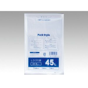 パックスタイル パックスタイル ゴミ袋 PS ゴミ袋 LD 035-45L 透明 1ケース(500) 00427548 メーカー直送 法人限定 代引不可 北海道沖縄離島不可
