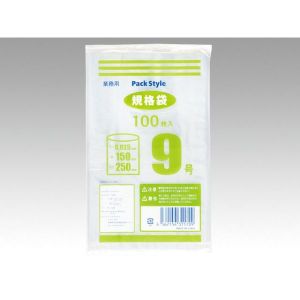 パックスタイル パックスタイル ポリ袋 PSポリ規格袋 025 NO.09 1ケース(6000) 00434962 メーカー直送 法人限定 代引不可 北海道沖縄離島不可