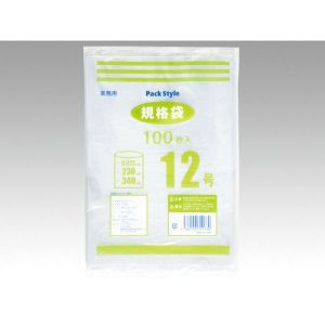 パックスタイル パックスタイル ポリ袋 PSポリ規格袋 025 NO.12 1ケース(3000) 00434965 メーカー直送 法人限定 代引不可 北海道沖縄離島不可