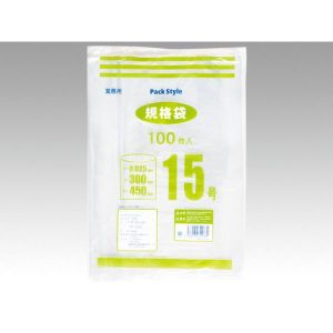 パックスタイル パックスタイル ポリ袋 PSポリ規格袋 025 NO.15 1ケース(2000) 00434968 メーカー直送 法人限定 代引不可 北海道沖縄離島不可