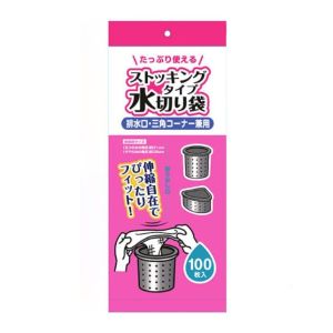 ジャパックス JAPACK’S ジャパックス 水切り ストッキング 兼用 100枚入 M-100