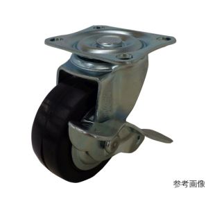 ユーエイキャスター YUEI ユーエイキャスター SG-65RHS キャスターS付自在車 ハードゴム車輪径65