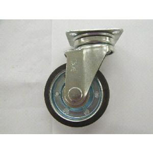ユーエイキャスター YUEI ユーエイキャスター WJ-130 産業用キャスター自在130φゴム車輪