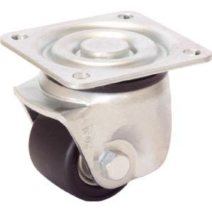 ユーエイキャスター YUEI ユーエイキャスター UHG-50GFB 低床式重荷重キャスター自在車 50径強化ナイロン車輪