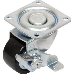 ユーエイキャスター YUEI ユーエイキャスター HG-50GNBS 重量用キャスターS付自在車 50径強化ナイロン車輪