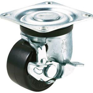 ユーエイキャスター YUEI ユーエイキャスター HG-65PBS 重量用キャスターS付自在車 65径フェノール車輪