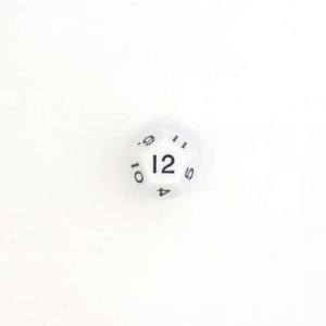 イメージミッション木鏡社 イメージミッション木鏡社 28mm 12面ダイス 白 KG04806
