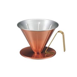 田辺金具 田辺金具 銅の コーヒー ドリッパー リブ 大 4239